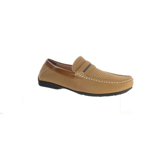 Stacy Adams Mens Brown Loafers Size 8.5 Medium (D, M) - Picture 2 of 4